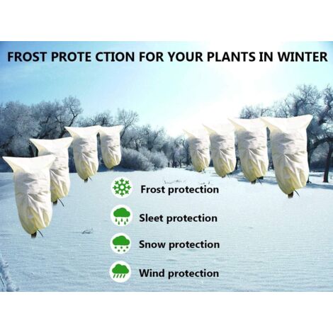 Voile D'hivernage Non-tissé Pour Plantes - 2 X 10 M - Protection Contre Le Gel