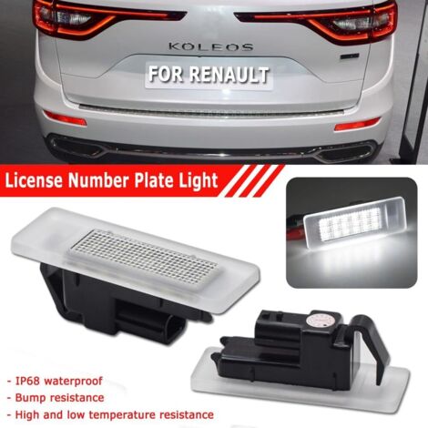 2X FEUX DE Plaque D'immatriculation LED Renault Twingo 2 Expédié Sous