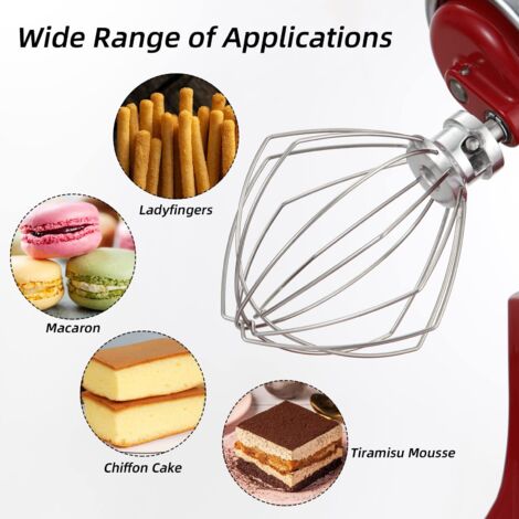 Insert Antidérapant Pour Bol De Robot KitchenAid 5L - Silicone, Rouge/noir/blanc, Amorti
