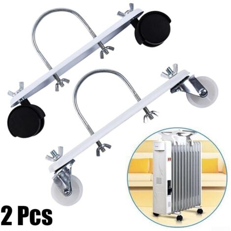 Lot De 2 Supports Pour Radiateurs électriques - Base à Roulettes Pour Radiateurs Electriques Support Mobile Special Avec Roulettes Noir 91943190 Lot De 2 Supports Pour Radiateurs électriques - Base à Roulettes Pour Radiateurs Electriques Support Mobile Special Avec Roulettes Noir 91943190