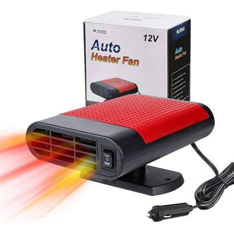 Chauffage Portable Voiture 12V 150W – Dégivreur & Désembueur Rapide, Chauffage + Ventilateur 2 En 1