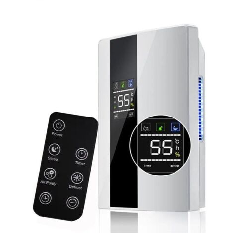 Déshumidificateur d'air 2400ML Déshumidificateur électrique avec 4