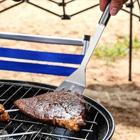 Ensemble D'accessoires Pour Barbecue, 34 Pièces, Ustensiles Pour Le Grillades Kit Ustensiles De Barbecue En Tapis Et Gant Marron 74778009