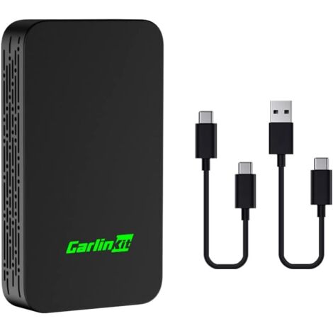 5.0 2air carplay Android Auto sans Fil Adaptateur,for Voitures équipées de CarPlay et Android Auto,Convertissez carplay Filaire en carplay sans Fil,AA Filaire en Android Auto sans Fil
