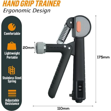 Arm Blaster Sexyhot Metal Hand Grip 4pcs, Metal Gripper Pinza 50/100/150/200LB, Esercizio Per Le Arm Blaster Sexyhot Metal Hand Grip 4pcs, Metal Gripper Pinza 50/100/150/200LB, Esercizio Per Le