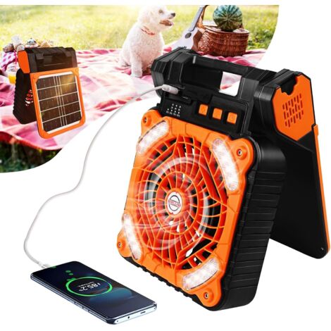 Ventilateur LED Pivotant – Moulin à Vent Lumineux Avec Pales Réglables, Cadeau De Fête Pour Enfants