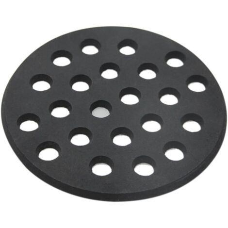 Grille de barbecue émaillée en fonte 19,5 cm – Améliore le flux d'air pour combustion plus chaude – Compatible avec grills kamado