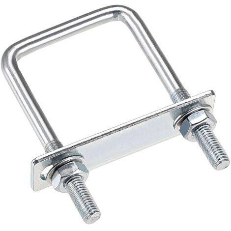 Boulons en U en acier inoxydable M8 – Longueur 50 à 100 mm – Résistance à la rouille – Fixation pour tuyaux et structures en acier