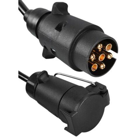 Prise Des Véhicules 7 Broches 1 Broche 7P 1 Femelle Pour Remorques Et Caravanes