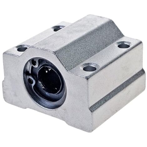 2 pièces SCS16UU 16mm bloc de roulement à billes linéaire CNC routeur avec LM16UU Bush bloc d'oreiller arbre linéaire CNC pièce d'imprimante 3D