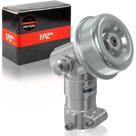 Renvoi d'angle débroussailleuse 24mm – 7 dents – Boîte de tête de vitesses – Tête d'engrenage universelle pour coupe herbe - FG7-G24