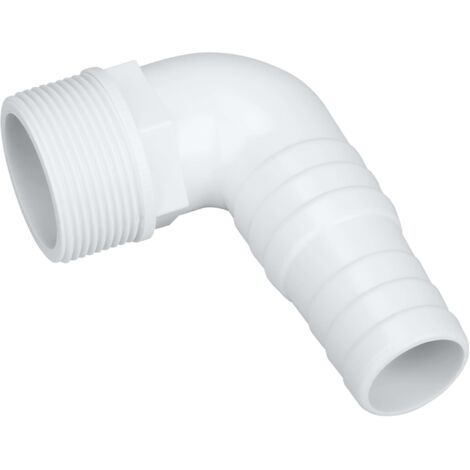 Adaptateur de tuyau de piscine 1 1/2" pour pompes de piscine hors sol, filtre, écumoire, 90 degrés Barb coude adaptateur de tuyau de piscine Compatible avec Hayward SPX1105Z3, SPX1105Z4, SPX1091Z7 ada