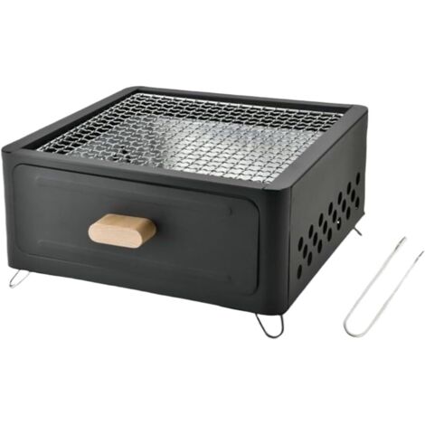 Barbecue Portable Barbecue Charbon De Bois Grill À Charbon De Bois Portable, Gril De Table, Poêle À Barbecue Pour Camping, Pique-nique Dans La Cour Bbq Charbon Barbecues à Charbon(Color:White)