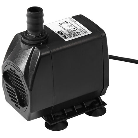 Pompe à eau submersible ajustable 1800L/H – Débit max 2m – Ultra silencieuse pour bassins et aquariums – Câble 1,5m