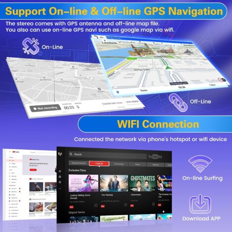 DAB 8-CORE 4 64GB Android15 Autoradio CarPlay GPS Navi für Hyundai i10