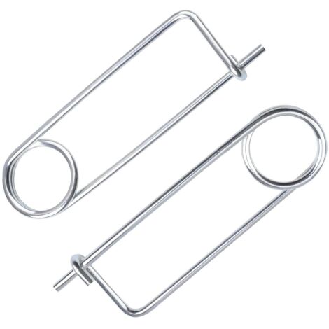 Broches de verrouillage à billes avec poignée et anneau, acier