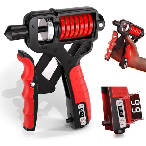 Hand Grip Strengthener, Appareil de Renforcement du Grip avec Résistance Réglable 5-165kg, Exerciseur de Doigts, Musculation Main Strengthener, Résistance Réglable