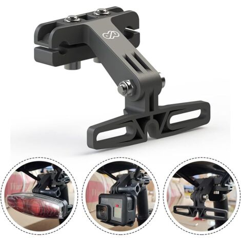 Support De Feu Arrière Pour Vélo – ABS + Acier Inox 304, Réglable, Compatible Caméra D’Action