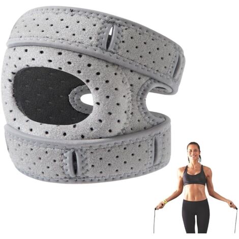 GWAWG 2 Packs Sangles de Genou pour Tendon Rotulien Genouillere Rotulienne les Femmes et Hommes Strap Genou avec un Sac Rangement Bande Réglable la Randonnée Course le Sport Basket-Ball Football GWAWG 2 Packs Sangles de Genou pour Tendon Rotulien Genouillere Rotulienne les Femmes et Hommes Strap Genou avec un Sac Rangement Bande Réglable la Randonnée Course le Sport Basket-Ball Football