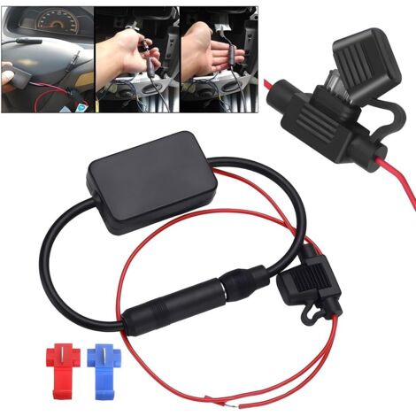 SIGNAL AMPLIFICATEUR D'ANTENNE Universel Accessoires AM / FM 12V Voiture EUR 11,02 - FR