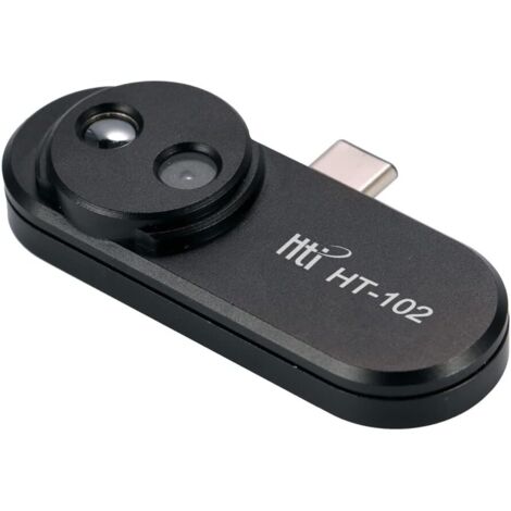 Caméra thermique infrarouge externe multifonction pour téléphone portable Android, affichage de la température centrale, multifonction avec adaptateur