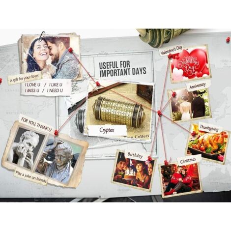 Romantic Valentine's Day gift, Valentine's Day Da Vinci Code mini ...