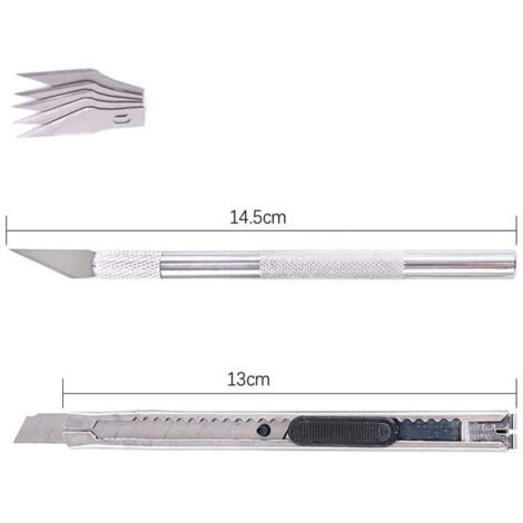 Outils de Modélisme, 10 Pièces Modeleur Basic Outils Craft Set