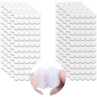 60 Paires D'autocollants Scratch Ronds Double Face - 15mm - Pour Couture, Carterie, DIY - Fixation Amovible Et Réutilisable - 9