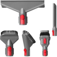 Pour 5 Pièces Accessoires D'aspirateur pour Dyson, Pièces Détachées pour Dyson, Comprenant 3 Brosses et 2 Embouts pour Une Variété de Tâches de Nettoyage, pour Dyson V7, V8, V10, V11 et V15