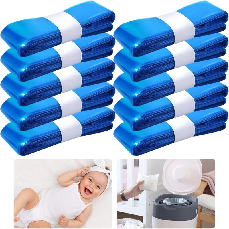 HUPIRCT 9 Pièces Recharge Poubelle a Couche, 6,5M Origina Recharge lMatériau EVOH Résistant aux Odeurs Ajouté, Compatible Avec la Plupart des Seaux à Couches Avec Boîte de Recharge HUPIRCT 9 Pièces Recharge Poubelle a Couche, 6,5M Origina Recharge lMatériau EVOH Résistant aux Odeurs Ajouté, Compatible Avec la Plupart des Seaux à Couches Avec Boîte de Recharge