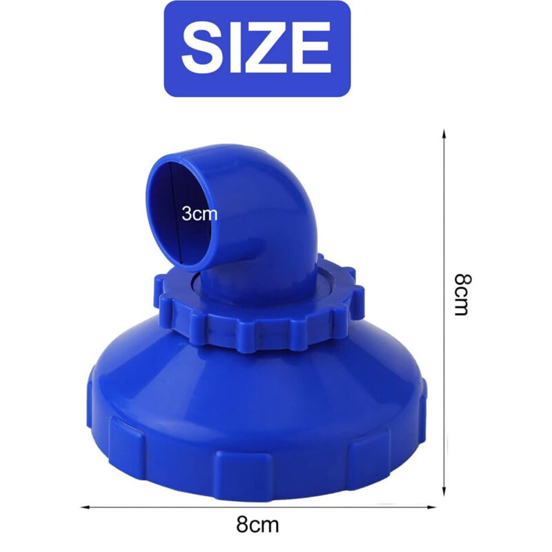 Buse De Jet De Piscine Intex Rotation 360° - Diamètre 32 Mm Et 38 Mm - Pour Circulation Et Orientation De L'eau - Compatible Spa, Piscine Hors-sol