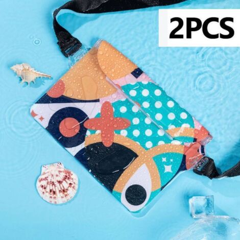 Sac Banane étanche 2 Pièces Avec Sangle Réglable - Écran Tactile Et Pochette Opaque Pour Téléphone, Argent, Clés
