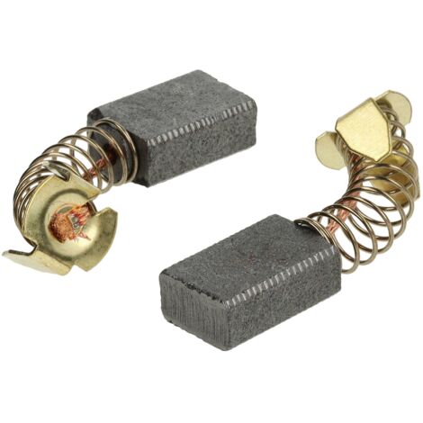 Vhbw – Lot de 2 balais charbon 6 x 10 x 15 mm – Graphite avec ressort – Compatible Makita SR 1001, 1100, 1125, 1600, 1800, 2106