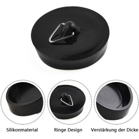 Lot De 4 Bouchons De Vidange Diamètre 45-42 Mm Pour Lavabo De Baignoire