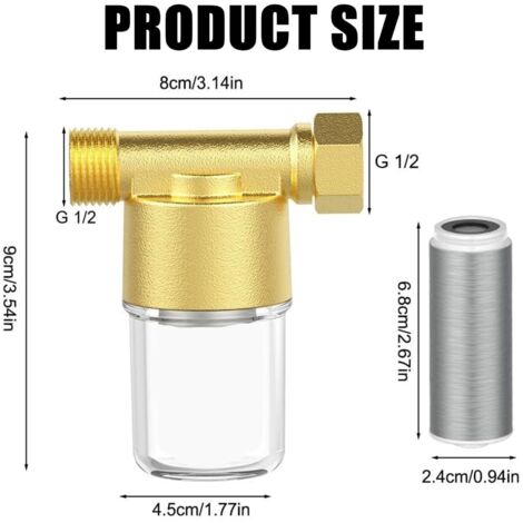 Élément Filtrant Pour Purificateur D'eau, Pièces De Rechange Efficaces Et Sures Pour Systeme De Filtration Domestique 97404324