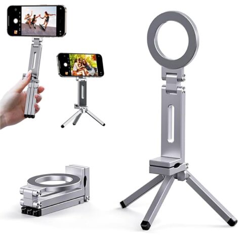 Trépied magnétique pour iPhone Série 12-16, trépied magnétique pour