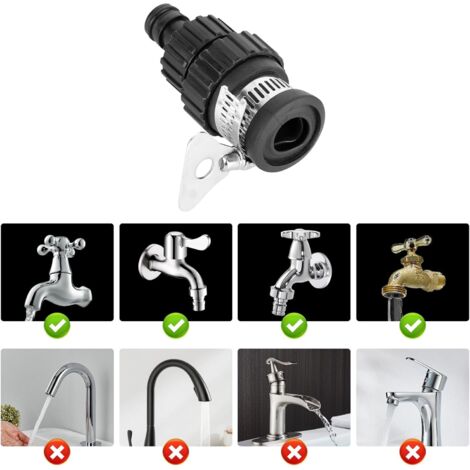 CCYKXA Robinet Double 1/2 Robinet de jardin laiton Robinet Extérieur Jardin Anti-Gel Robinet à Double Sortie Robinet Machine à Laver robinet d'écoulement à double boule Pour Jardin, Machine à Laver