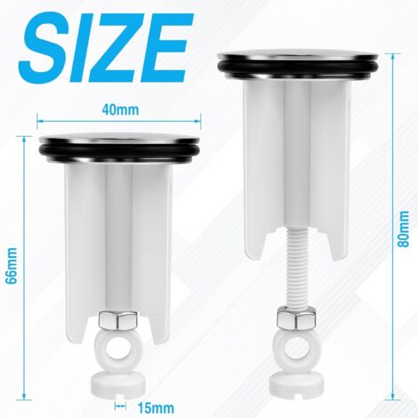 Bouchon Anti-fuite Ours Lot 2 Bouchons Baignoire Bébé Silicone - Universel Anti-fuite - Forme Ours Coloré - Facile à Installer Bouchon Douche Amovible