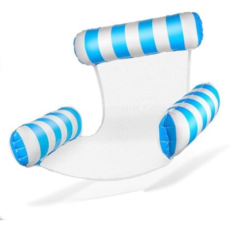 Kinwers Fauteuil Gonflable Piscine 2 Pièces - Hamac Flottant Transat Matelas Piscine Adulte