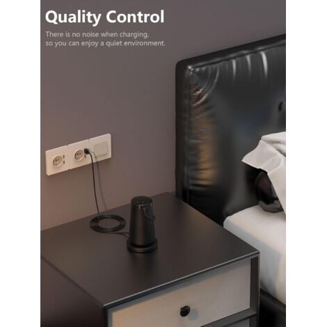 LINPOZONE Support De Charge Pour Bose SoundLink Revolve & Revolve+ - Base Pratique Noir