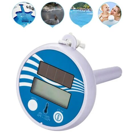 Thermomètre Flottant Pour Piscine Et Spa | Sonde Avec Cordon | Lecture Facile -12°C à 49°C | Matériau PVC Durable - 4