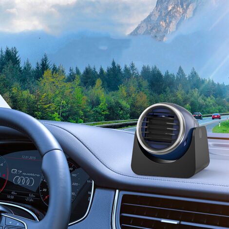 Chauffage 12V Pour Voiture – Dégivreur Et Ventilateur 2-en-1 Avec Ventouse | Pare-brise Et Habitacle