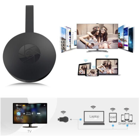 Dongle HDMI Sans Fil - Miracast, AirPlay, DLNA, 1080p, Compatible Android, IOS, Windows, Mac, Projecteur