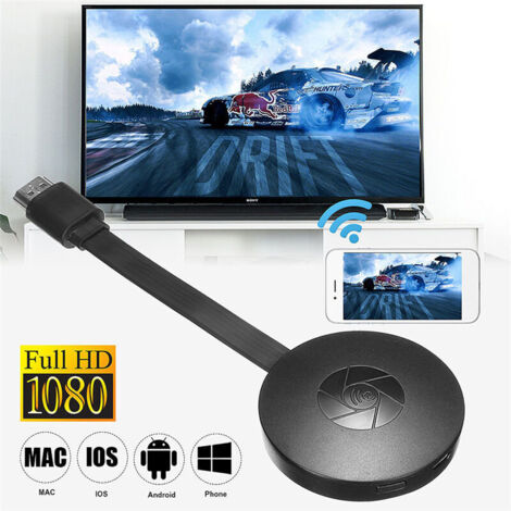 Dongle HDMI Sans Fil 1080p - Miracast, AirPlay, DLNA Compatible Android, IOS, Windows, Mac - Pour TV, Projecteur