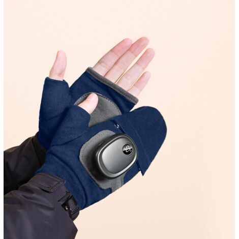 Ertisa Gants Chauffants USB Double Face – 3 Températures, Tactiles, Imperméables, Réfléchissants