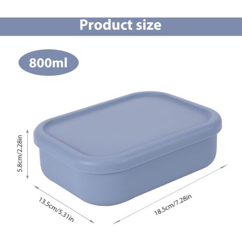 Boundless Voyage Titan 2086C – Boîte Déjeuner 1500 Ml En Titane, Double Couvercle (étanche/vapeur), Joint Silicone – Camping, Rando, Voyage