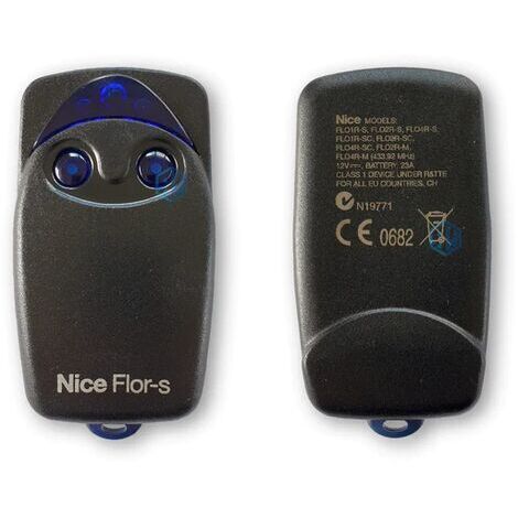 Programmation Télécommande Nice Flor S