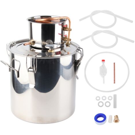 Petit équipement de production d'eau distillée en barrique de vin domestique Machine à rosée pure 20 L (1/5)