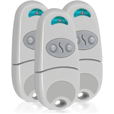 Télécommande de portail, 433.92MHz Télécommande de portail, 3 PCS Télécommande (1/2)