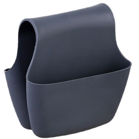 Porte-éponge double en forme de selle, en caoutchouc, adapté au rangement des éponges à vaisselle de cuisine à double évier, gris étoilé